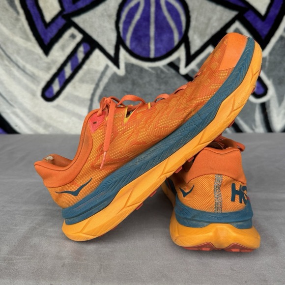 Size 11.5 D - Mens Hoka One One Tecton X 1123161 PORY Orange Running Sneakers main image 5